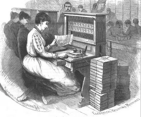 US Census Bureau announces results using Herman Hollerith's machine