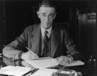 Hypertext pioneer Vannevar Bush is born