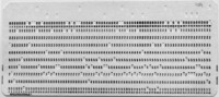 Introduction of 80-column IBM punch card format