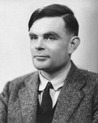 Alan Turing invents the principle of the modern computer