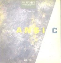 Acorn Archimedes ANSIC Guide
