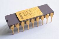 Intel release the Intel 1103, a 1kb DRAM chip