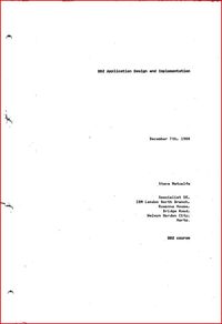 IBM - DB2 Application Design and Implementation