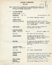 64493 Marketing Progress Report, 25th Nov 1960