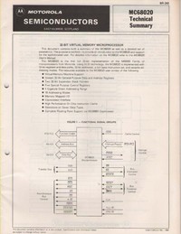 Motorola MC68020 Technical Summary