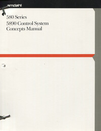 Amdahl 580 Series 5890 Control System Concepts Manual