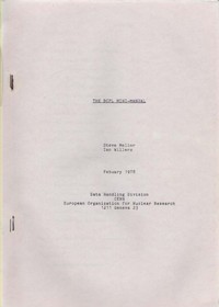 The BCPL Mini-Manual