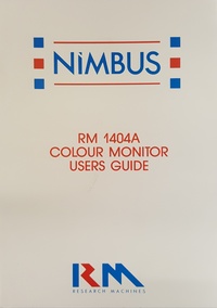 RM Nimbus RM 1404A Colour Monitor Users Guide