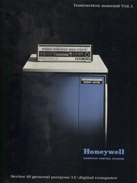 DDP-516 General Purpose Computer - Instruction Manual Volume 1: Theory of Operation and Maintenance