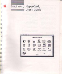 Apple Macintosh HyperCard Users Guide