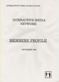 Interactive Media Network Members' Profile December 1989