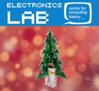 Electronics Lab 3D Christmas Tree - Thursday 21st December 2023