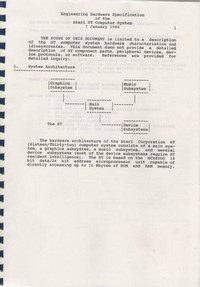 Atari ST Engineering Hardware Specification & GemDOS BIOS Specification