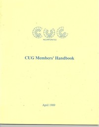 Cray User Group (CUG)  Members' handbook