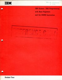 IBM System/360 Programming with Base Registers and the USING Instruction