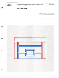 IBM - Systems Application Architecture - An Overview