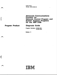 IBM - Advanced Communications Function for Network Control Program and System Support Programs for the IBM 3705
