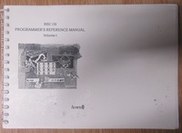 RISC OS Programmer's Reference Manual - Vol 1