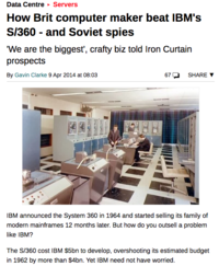 How Brit Computer Maker Beat IBM's S/360 - and Soviet Spies