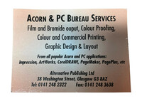 Alternative Publishing Ltd Business Card