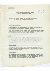 56051 LEO Management Meeting, 20/11/1959