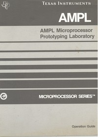 AMPL Microprocesor Prototyping Laboratory Operation Guide