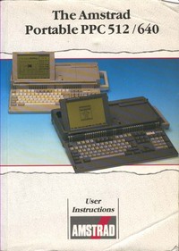 Amstrad Portable PPC 512/640 User Instructions