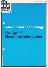 Information Technology - The Age of Electronic Information