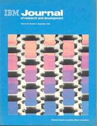Journal of Research & Development September 1980