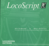 LocoScript PC Database & Mailmerge
