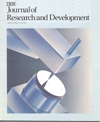 Journal of Research & Development July 1986