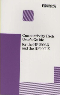 HP Connectivity Pack Users Guide