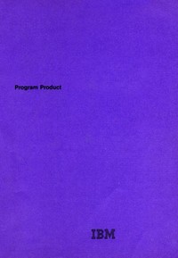 IBM - Program Product - Information_MVS - User's Guide - First Edition