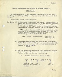 Note on complications due to Bakery 1 following Bakery 17 (P/E 12.1.52)