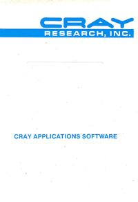 Cray Applications Software - General Electric Corporate Research and Development Schenectady, New York 12301