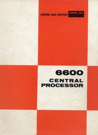 6600 Central Processor