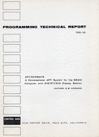 Programming Technical Report TER-10