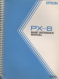 Epson PX-8 BASIC Reference Maual