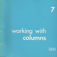 IBM Displaywriter Manual Book 7 - Working with Columns