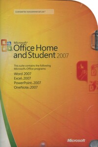 Microsoft Office Home and Student 2007