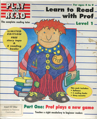 Learn to Read with Prof - Level 1 - Part One: Prof plays a new game