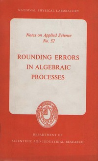 Rounding Errors in Algebraic Processes