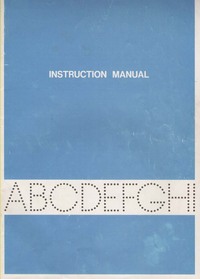 Brother EP-44 Instruction Manual