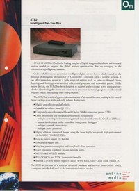 Acorn Online Media STB2 Intelligent Set-Top Box Information Sheet