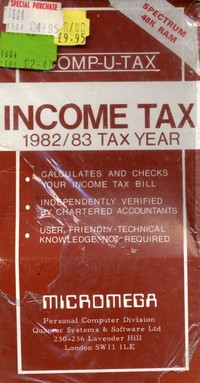 Comp-U-Tax: Income Tax 1982/83 Tax Year
