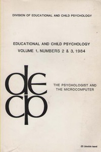 The Psychologist and the Microcomputer