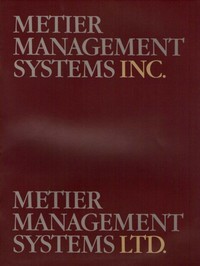 Metier Management Systems Reprt 1981