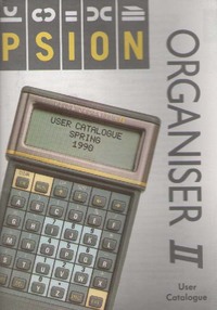 Psion Organiser II User Catalogue
