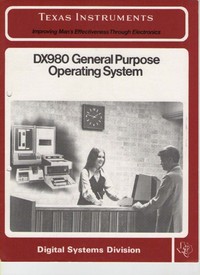 TI DX980 General Purpose Operating System
