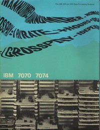 IBM 7070 7074 Data Processing Systems